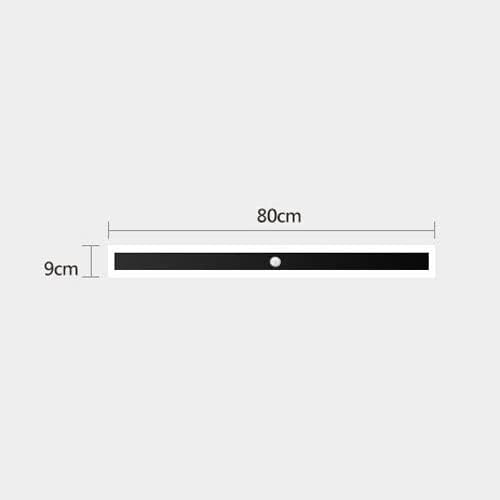 Minimalist Linear LED Motion Sensor Wall Sconce, Human Body Activated Long Strip s - Indoor Bedside Lamps for Hallway, Bedroom, Indoor Lighting Fixture