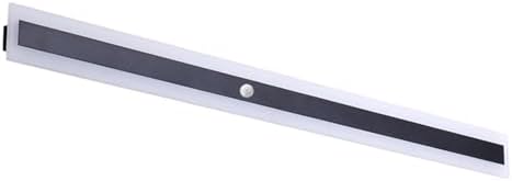 Modern LED Motion Sensor Indoor Wall Light - Rectangle Aluminum Sconces, 3000K/4500K/6000K Adjustable Brightness for Cabinet, Bedroom, Corridor, Office Lighting Fixtures