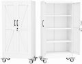 GAIOUS 61" Tall Metal Storage Cabinet with Lock and Wheels, File Cabinet