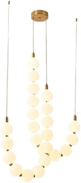 Modern Chandelier, Modern Home Decor led Lights Pendant Light Lamps for Living Room Chandeliers for Dining Hanging Indoor Lighting(C 24 Heads,Warm White)