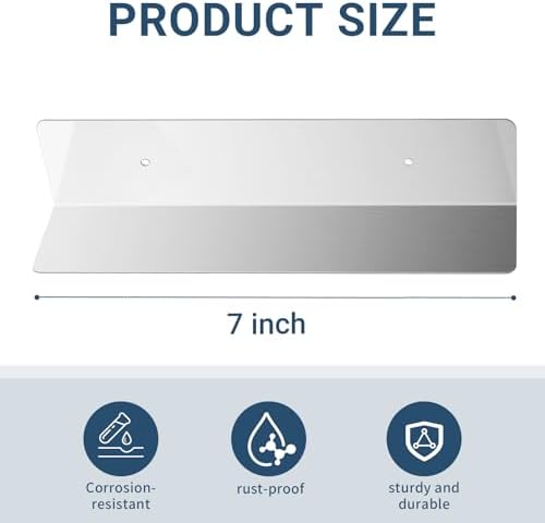 4 Pcs Heavy Duty Stainless Steel Garage Door Rodent and Snake Guard, Permanent Seal Protection Kit, Fits Most Standard Garage Doors