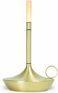 Graypants Wick Portable LED Lamp (Brass, Short)