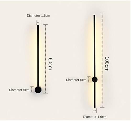 Living Room Minimalist Background Wall Decoration Bedroom Bedside Linear LED Lamp Ceiling Light