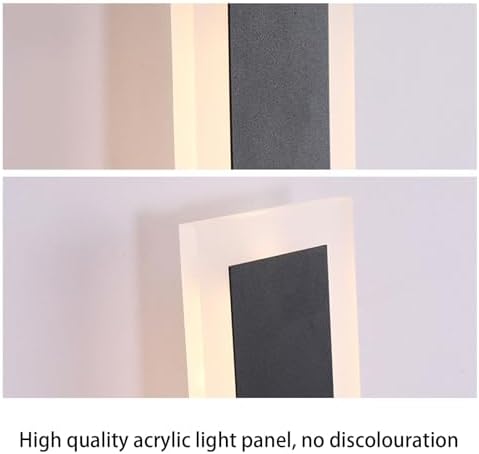 Modern LED Indoor Wall Light with Motion Sensor, Rectangle Aluminum Sconces, 3000K/4500K/6000K Adjustable Brightness, Ideal for Cabinet, Wardrobe, Office, Bedroom, Corridor.