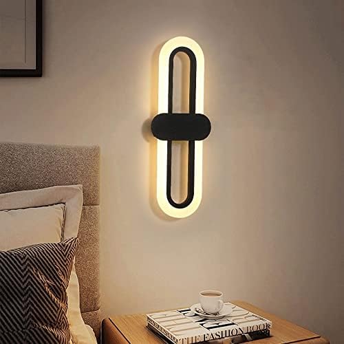 Bedroom Bedside Modern Minimalist Living Room Background Wall Led Three-Color Light-Changing Wall Lamp Simple Aisle Balcony Lamp,Living Room