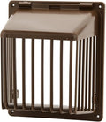 HY-Guard Exclusion® VentGuard™ - 8" Brown Code Compliant Plastic Dryer Exhaust Protection – Non-Lethal Wildlife Excluder by HY-C – Easy Installation – Keep Pests Out of Your Home, Condo or Apartment