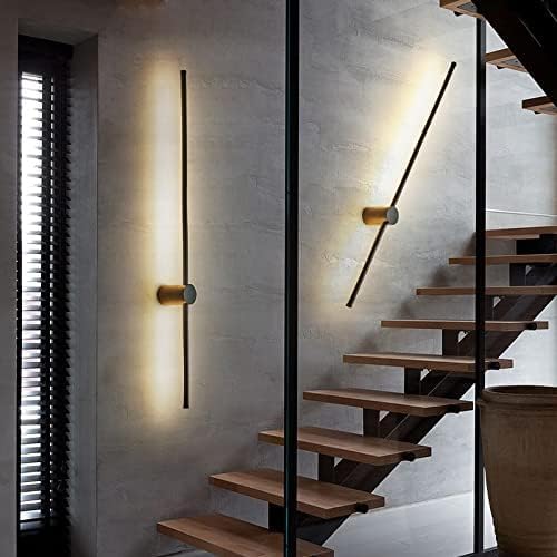 Living Room Minimalist Background Wall Decoration Bedroom Bedside Linear LED Lamp Ceiling Light