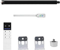 KNX Smart Tubular Motor 120V, Heavy Duty Electric Roller Shade Engine, Wired Automation Blind Drive, 433MHz Remote, Quiet Lift for Wood Blinds & Screens (50 N.m for Φ74mm（3"） Round Tube)