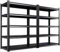 Set of 2 Garage Shelving-2050 lbs 5 Tier Storage Shelves,Adjustable Heavy Duty Metal Shelving Unit and Storage Large Rack,Utility Steel Shelf for Warehouse Industrial Pantry Basement 71"x46"x20"