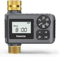 Sprinkler Timer with Brass Inlet and Outlet, Programmable Water Timer for Outdoor Garden Hose, Hose Timers with Rain Delay/Manual/Auto Mode, Drip Irrigation and Lawn Watering System, 1 Outlet