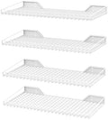 Ultrawall Wall Mounted Storage Shelf for Garage, 4 Pack Metal Shelf Rack