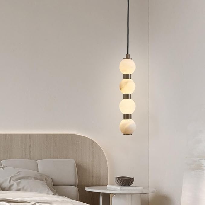 Pendant Lights, Modern Home Decor led Lights Pendant Light Lamps forstaircase Chandeliers for Living Room Hanging Indoor Lighting(Black 8 Head,Cold White)