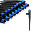 Adjustable Drip Irrigation Emitters for 1/4" Tubing, 25pcs