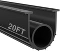 Garage Door Seals Bottom Rubber - Garage Door Weather Stripping Bottom Seal Kit Seal Strip Replacement with 5/16" T Ends, Weatherproof Garage Door Seals Prevent Drafts, Water & Dust