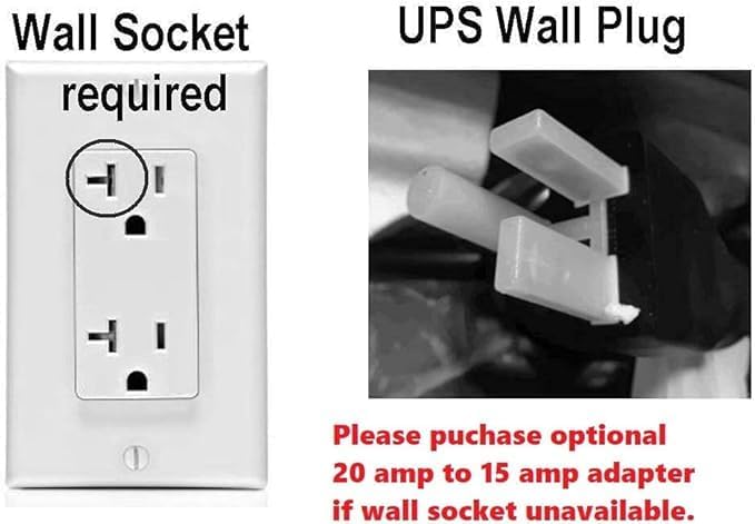 OPTI-UPS TS2000E (2000va 1200w) 3 Year Warranty Line Interactive UPS Battery Backup & Surge Protector AVR Automatic Voltage Regulator, Uninterruptible Power Supply *Requires 20-AMP Outlet See Picture*