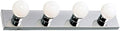 Design House 500892 4-Light Vanity Strip Light Contemporary Dimmable for Bathroom, Bedroom, Makeup Vanity, Polished Chrome