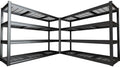 67" Wide Garage Shelving Unit, 30" D Heavy Duty Garage Storage Shelves,3500 LBS Capacity, Industrial Adjustable Shelves for Basement,Kitchen,Warehouse, 2 Pack