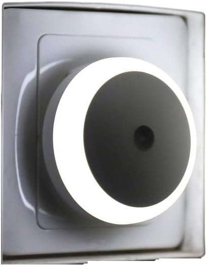 LED Night Light in Dusk to Dawn Smart Sensor Auto Dim Into Wall Night Lamp for Bathroom Hallway Kitchen Stairway Bedroom(1pc White Light)