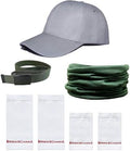 Tick Gaiters - Permethrin Treated, Ticks, Mosquitoes, Flies & More Insect Repellent, Unisex Adult, (Green/White/Grey) Complete Package 1