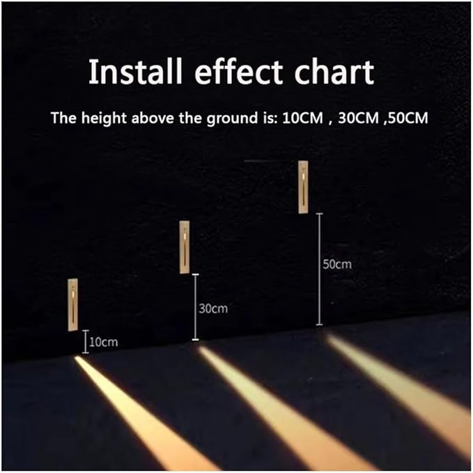 Modern Stairway Lights 10Pcs Led Lighting for Stair Railing Embedded 3W Ac85 265V Non Waterproof Ideal for Stair/Decks/S/Hallway/Movie Theater Corridor 4000K,Brushed Silver-3000K