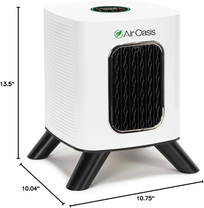Air Oasis iAdaptAir 2.0 H13 HEPA Filter Air Purifier Reduces 99% of Viruses