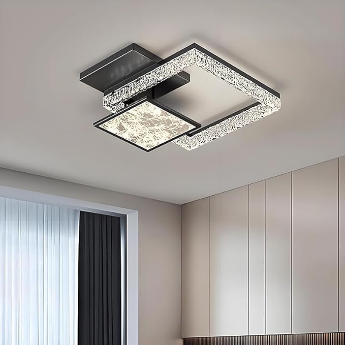 Pendant Lights, Nordic Decoration Home Bedroom Decor Smart led Lamps Ceiling Lights for Living Room Indoor Lighting lamparas(B Style,Remote Control)