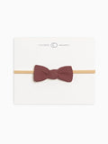 Colored Organics Baby Organic Cotton Dainty Bow Headband - Infant Girls - Berry