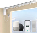 Mini Smart Curtain Track System, WiFi Motorized Curtain Rods Remote Control, Automatic Drapery Opener Compatible with Alexa Google Home, Quiet Electric Tracks (4 meters (157.4 inches))