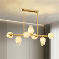 Pendant Lights Nordic Smart Home Decoration Pendant Light, Living Room Dining LED Indoor Lighting(Warm White,Golds 7 Heads)