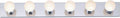 Nuvo Lighting SF77/194 Transitional Six Light Vanity in Chrome finish