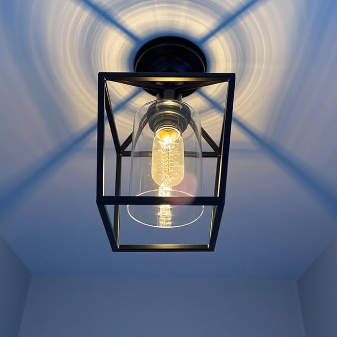 Jslinter Incandescent Light Bulbs 40 Watt Dimmable Bulbs 6 Pack, 2300K T45 Soft Light Bulbs Warm Light, 110v E26 Eecorative Light Bulb, Vintage 190LM Edison Bulb for Bedrooms, Living Rooms