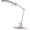 MelodySusie LED Manicure Table Lamp for Nail Techs, S-Pro29G Professional Nail Desk Light with Magnetic UV Curing Lamp, Adjustable Arm, Dimmable Brightness & 3 Color Temps for Gel Nails & Nail Art