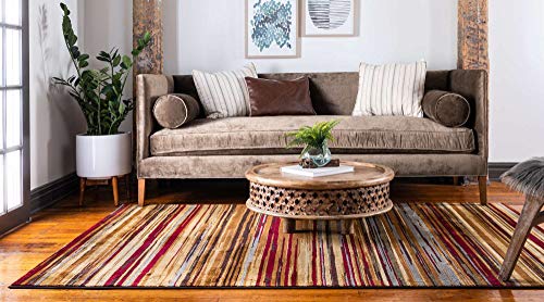 Unique Loom Barista Collection Area Rug - Icatu (2' 2" x 3' 1" Rectangle, Beige/ Brown) - size: 2'2" x 3'1" (Rectangular)