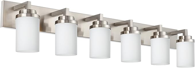 TODOLUZ Vanity Lights 6-Lights Bathroom Lighting Over Mirror, Wall Light Fixture Home Wall Lamp for Dining Room Dress Table, E26 Bulb Base