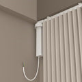 RS485 Motorized Curtain Track for Ripple Fold Curtains, 1.8N Automatic Curtain Opener System, Heavy Duty Electric Curtains with Remote for Smart Home (7.0 meters (275.6 inches))