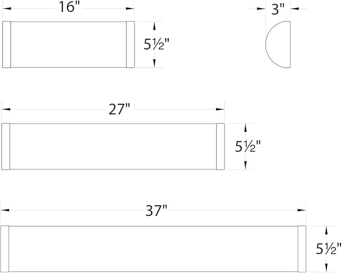 WAC Lighting, Fuse 27in LED Energy Star Bathroom Vanity & Wall Light 3000K in Brushed Nickel