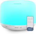 500ml Essential Oil Diffuser with Remote Control, BPA-Free Ultrasonic Humidifier with 7 Color Light,Auto Off Aromatherapy Diffuser