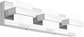 SOLFART 3 Lights Chrome Bathroom Vanity Light Modern LED Bathroom Light Fixtures Over Mirror Vaniy Light 20 inch White Light Dimmable