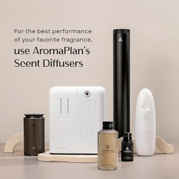 AromaPlan Fragrance Oil White Sandalwood 5 Fl Oz (148ml) Winter Collection | Luxury Hotel Scent Diffuser Oil | Hotel, Home & Spa | Non-Toxic, Made in USA - Bigger Bottle, Bolder Aroma & Longer Lasting