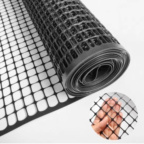 PotatoLife Black Plastic Garden Fence, Hardware Mesh, 40'' x 25'