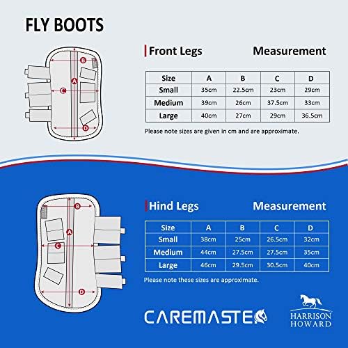 Harrison Howard Horse Fly Boots Leg Guards Fly Boots Protection Set of 4 Amethyst Large Full Size