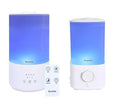 BlueHills Premium Set of Two Large 4000 ML Tall and 2300 ML XL Essential Oil Diffusers Humidifier Combo for Large Room Home with Décor LED Lights Great Gift – Value Pack of White