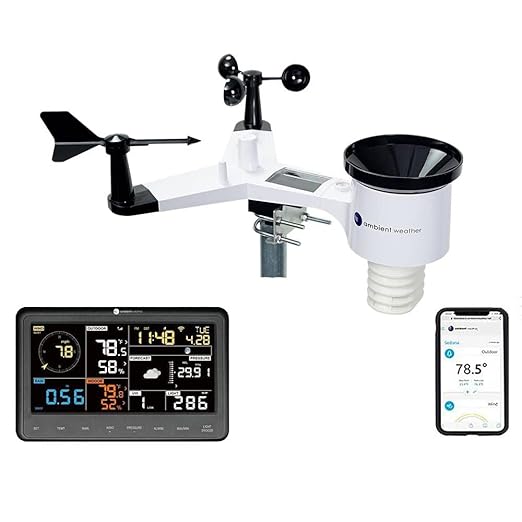 Ambient Weather WS-2902 WiFi Smart Weather Station with AWN+ Included