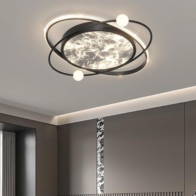 Pendant Lights, Nordic Decoration Home Bedroom Decor Smart led Lamps Ceiling Lights for Living Room Indoor Lighting lamparas(B Style,Remote Control)