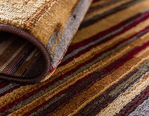 Unique Loom Barista Collection Area Rug - Icatu (2' 2" x 3' 1" Rectangle, Beige/ Brown) - size: 2'2" x 3'1" (Rectangular)