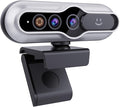 2K HD Webcam with Infrared Windows Hello Facial Recognition, Computer Camera, Privacy Cover, Noise Canceling Microphones, Laptop Webcam For Video Conferencing, Live, Streaming, Online Learning