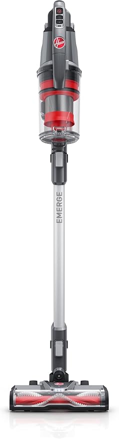 Hoover ONEPWR WindTunnel Emerge Cordless Stick Vacuum Cleaner, Lightweight Stick Vac, Powerful and Quiet Cleaning, Self Standing, No Wall Mount Required, Cordless Vacuum Cleaners for Home Use