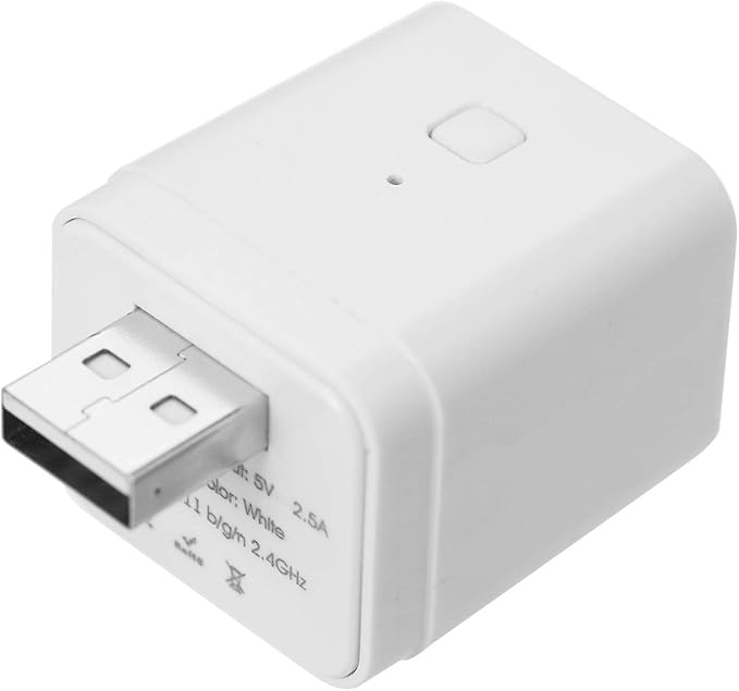 Tuya Micro DC 5V Smart WiFi Adaptor - Wireless USB Adaptor, APP Remote Control, Compatible with Alexa and Google Home for Voice Control
