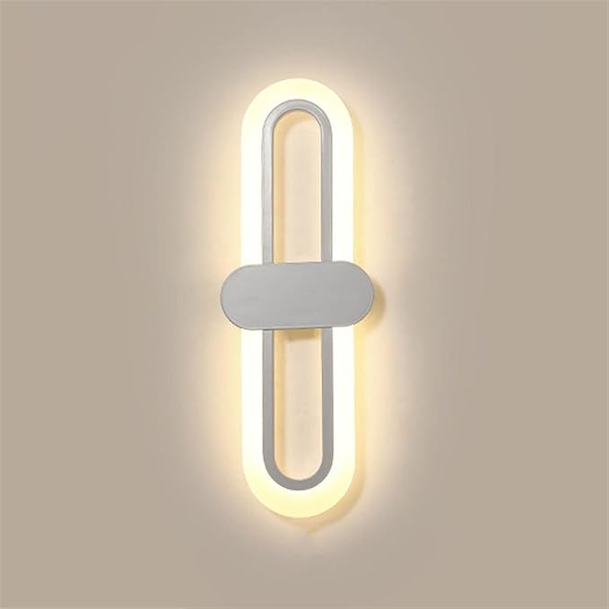 Bedroom Bedside Modern Minimalist Living Room Background Wall Led Three-Color Light-Changing Wall Lamp Simple Aisle Balcony Lamp,Living Room