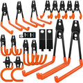 18 Pack Garage Hooks Heavy Duty - Anti-Slip Coating